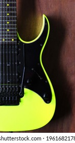 A Superstrat Guitar For Rock And Heavy Metal Music Is 80's Stlye      