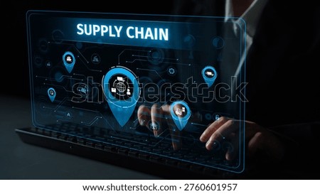 Supply chain processes with data-driven logistics, transportation, and distribution. enhances operations. Supply chain improves efficiency. Supply chain integrates logistics and delivery. Muxer