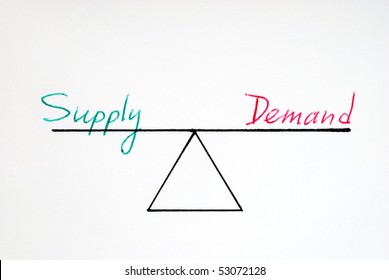 Supply And Demand At The Equilibrium State