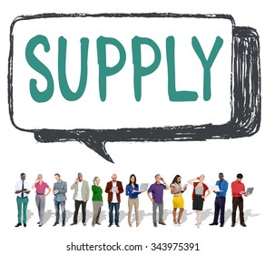 Supply Supplier Production Logistics Industry Concept