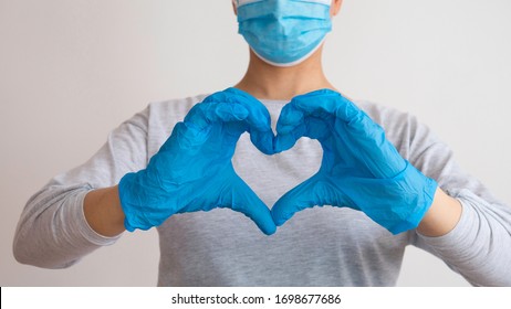 Support for doctors and nurses. Doctor for the heart. Love to our pancreas. Love our medical professionals. - Shutterstock ID 1698677686