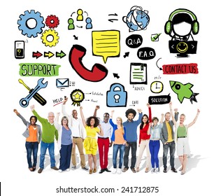 Support Help Solution Care Cooperation Assistance Togetherness Concept