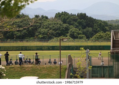 Supporting Scenery Of A Baseball Game