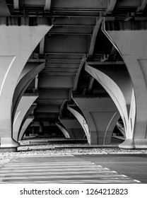 Supports To The Woodrow Wilson Bridge