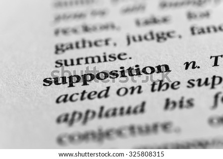 Supposition