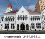 Surabaya cigar building. former sugar company office. building with ancient Dutch architecture. Surabaya