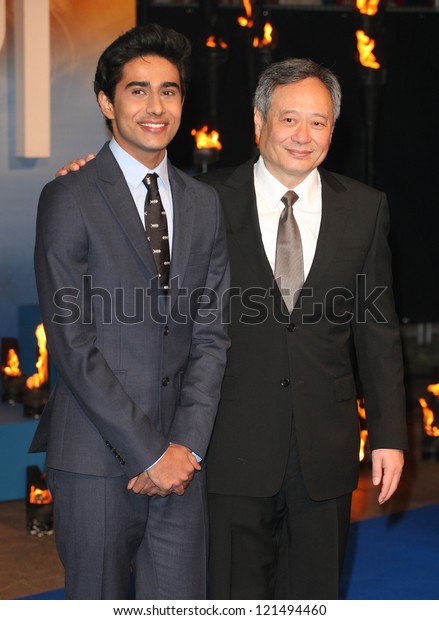 Suraj Sharma Ang Lee Arriving Life Stock Photo Edit Now 121494460