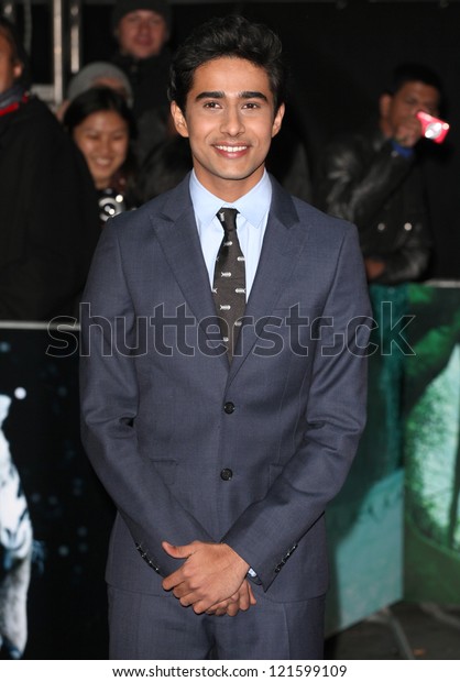 Suraj Sharma Arriving Life Pi Premiere Stock Photo Edit Now 121599109