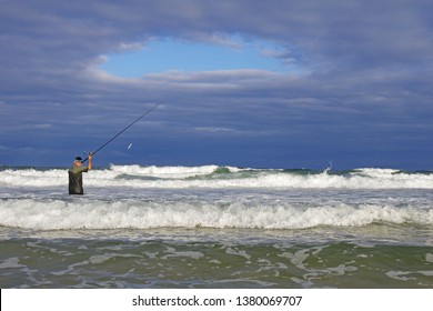 Lucky Fisherman Holding Beautiful Red Snapper Stock Photo 101904937 ...