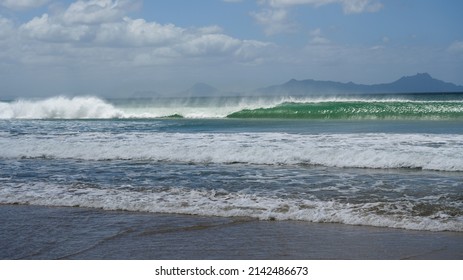 Surf On The Beach, Langs Beach, Waipu, Bream Bay, Far North District, North Island, New Zealand