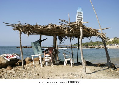 Surf Shack On The Beach