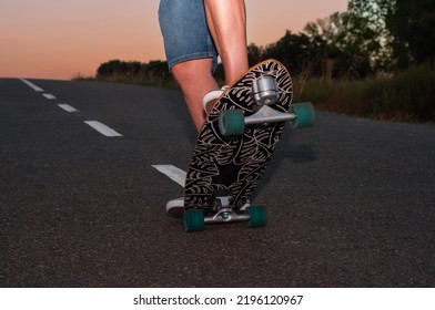 Surf Skate, Skater, Young Man On Surf Skate, Skater