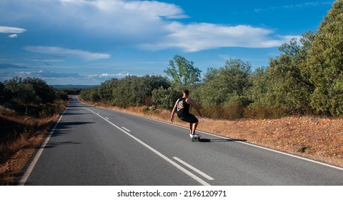 Surf Skate, Skater, Young Man On Surf Skate, Skater