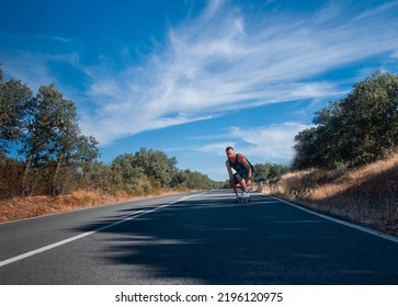 Surf Skate, Skater, Young Man On Surf Skate, Skater