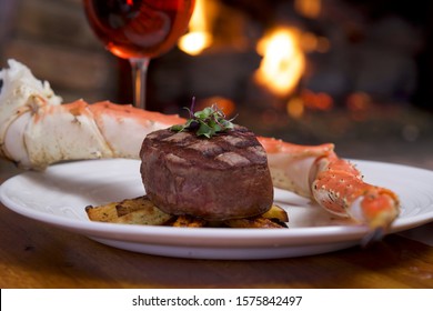 Surf And Turf Steak And Crab Leg