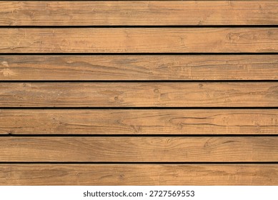 Surface background with rough flat brown wood horizontal pattern