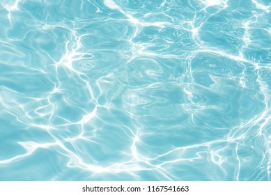 surface of blue swimming pool,background of water in swimming pool. - Shutterstock ID 1167541663