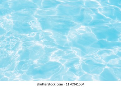 surface of blue swimming pool,background of water in swimming pool. - Shutterstock ID 1170341584