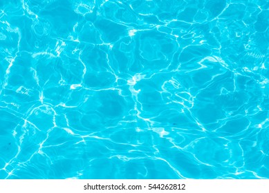 surface of blue swimming pool,background of water in swimming pool. - Shutterstock ID 544262812
