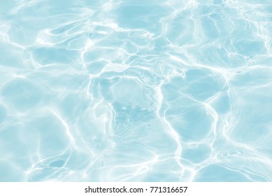 surface of blue swimming pool,background of water in swimming pool. - Shutterstock ID 771316657
