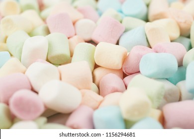 Surface Coated With Mini Marshmallows