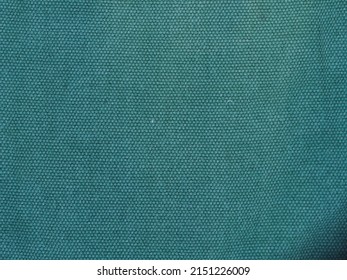 the surface of cotton heavy oxford construction with green color for organic cotton bag