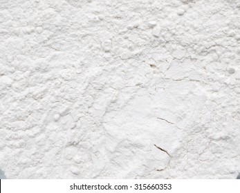 Surface covered with the wheat flour as a background