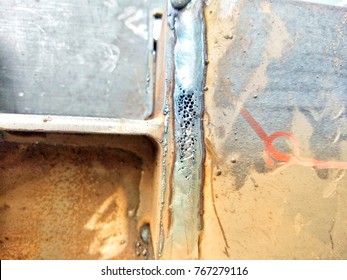 surface defect polo after welding for background - Shutterstock ID 767279116