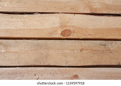 Surface of fresh pine boards