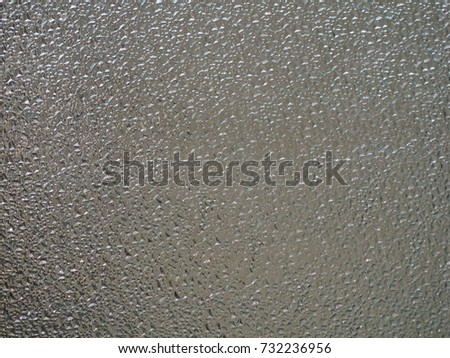 Surface of glasss