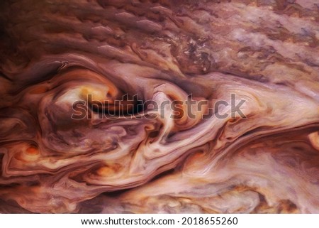 The surface of Jupiter. Elements of this image were furnished by NASA. High quality photo