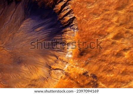 Surface of Mars. Elements of this image furnished by NASA. High quality photo