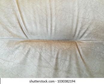 The Surface Of The Old Leather Couch.