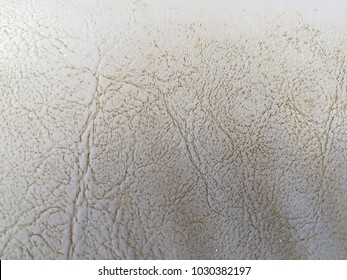 The Surface Of The Old Leather Couch.