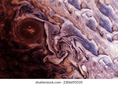 Surface of the planet Jupiter. Elements of this image furnishing NASA. High quality photo