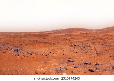 Surface of the planet Mars. Elements of this image furnishing NASA. High quality photo