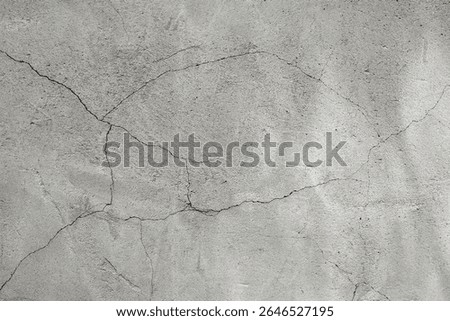 surface wall concrete for background. Abstract of surface wall concrete for vintage background. Wall texture for background. old cracked plaster, grey cement floor, needs repair, restoration