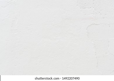 Surface white rough wall tecture background. Rough plaster or cement and concret for Wallpaper web .