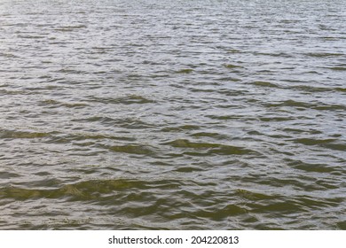 Surfacewater Waves By Wind Blowing Vast Stock Photo 204220813 ...