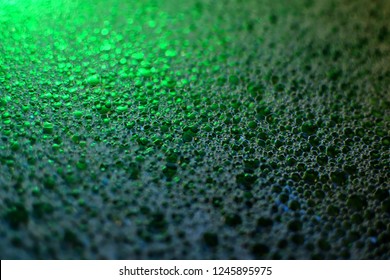 Surfactant Foam In Green Light