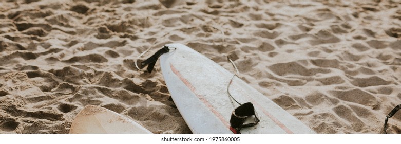 Surfboard Mockup On The Beach