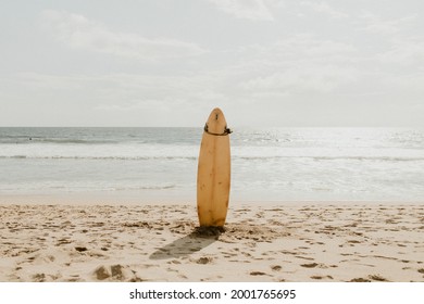 Surfboard Mockup On The Beach