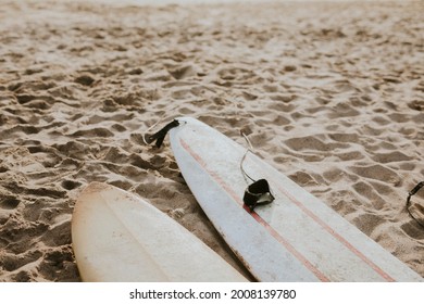 Surfboard Mockup On The Beach