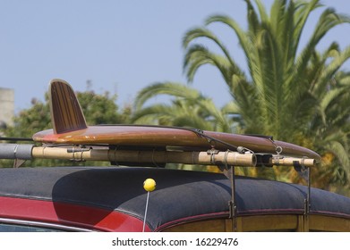 Surfboard On Car