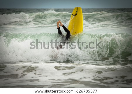 Surfer accident