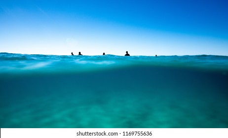 Surfer Beach Ocean