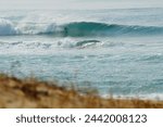 Surfer in the tube in Hossegor