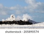 surfer watching the waves