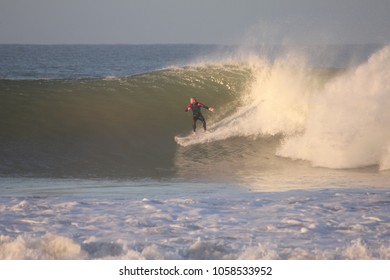 Surfer in wave