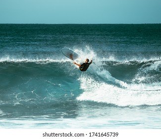 Surfing In Baja California Sur, Mexico 